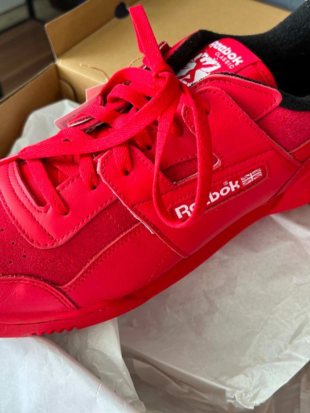 Reebok Workout Plus Human Rights Now Vector Red GV8274 Men Size 13 New In Box DS